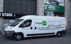 Drainline works at Twickenham Stadium