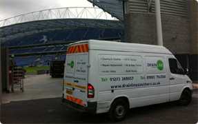 CCTV Drain Survey Brighton and Hove Amex Staduim
